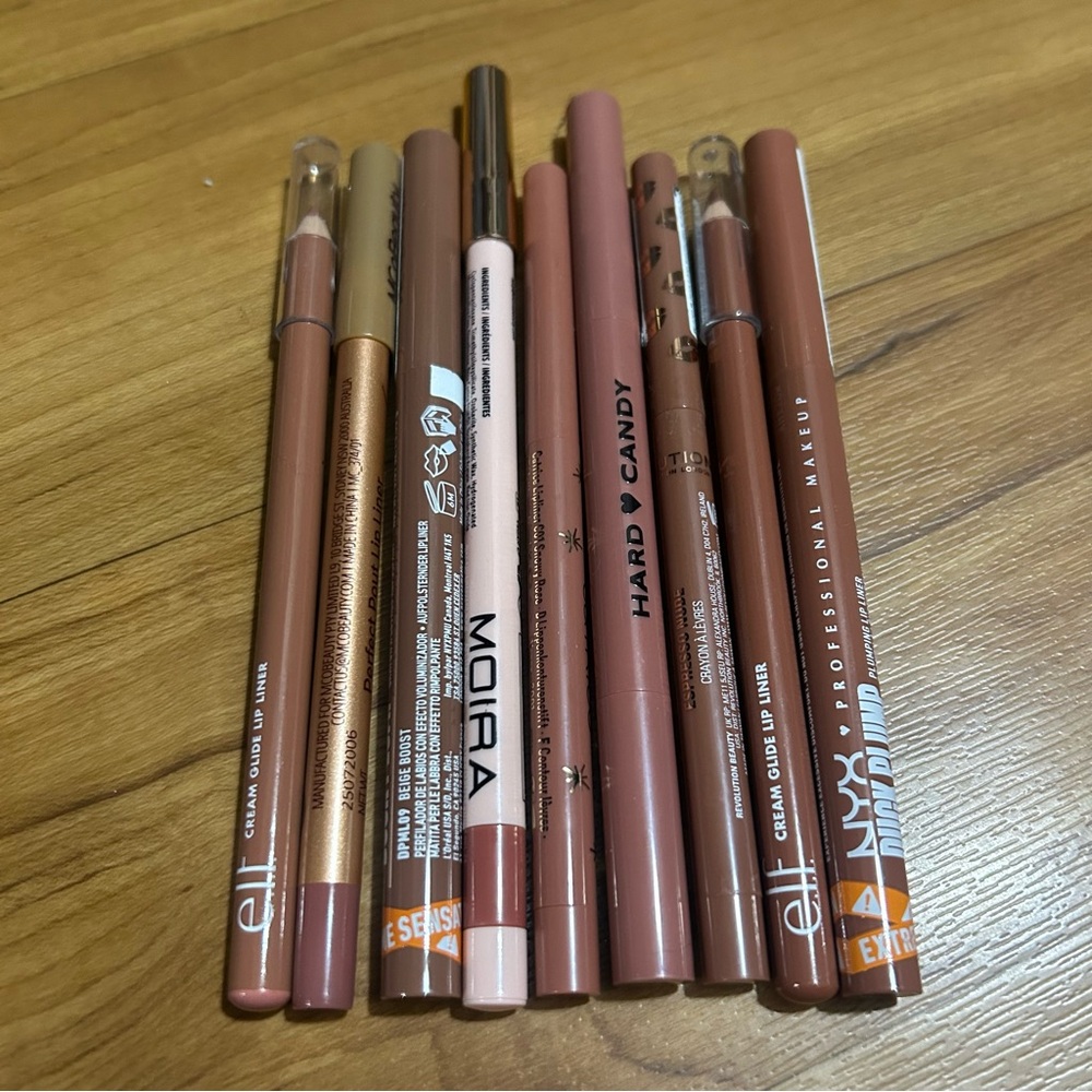 Drugstore Lip Liner Set - Warm Pinky Nude Shades
